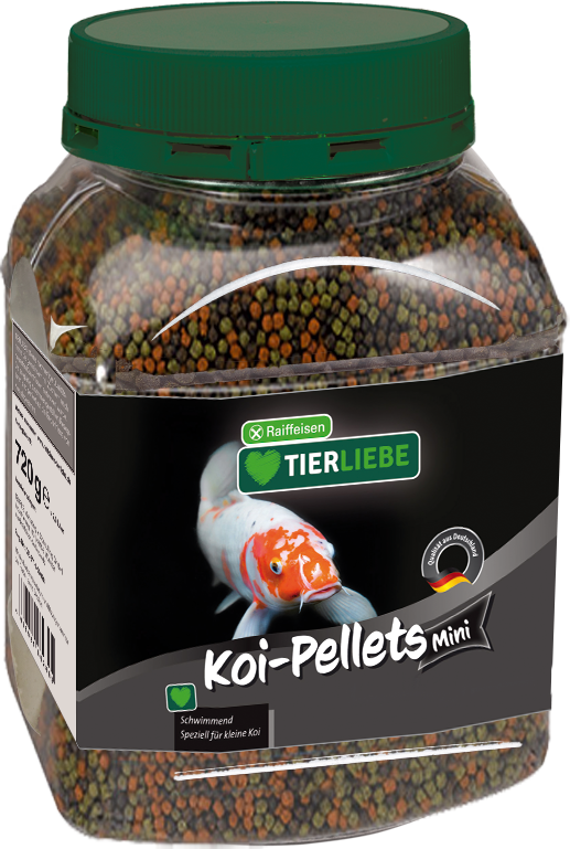 TIERLIEBE Teichfischfutter Koi-Pellets-Mini 2l